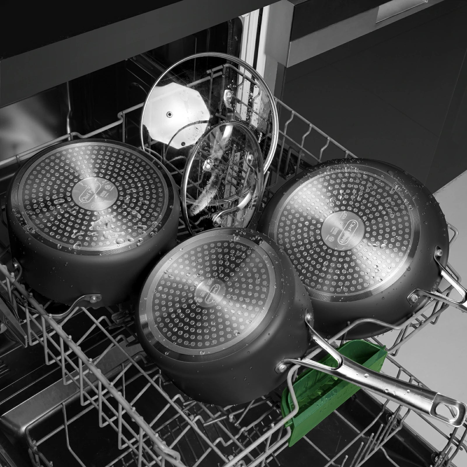 Chef Power hard anodized nonstick cookware set dishwasher safe